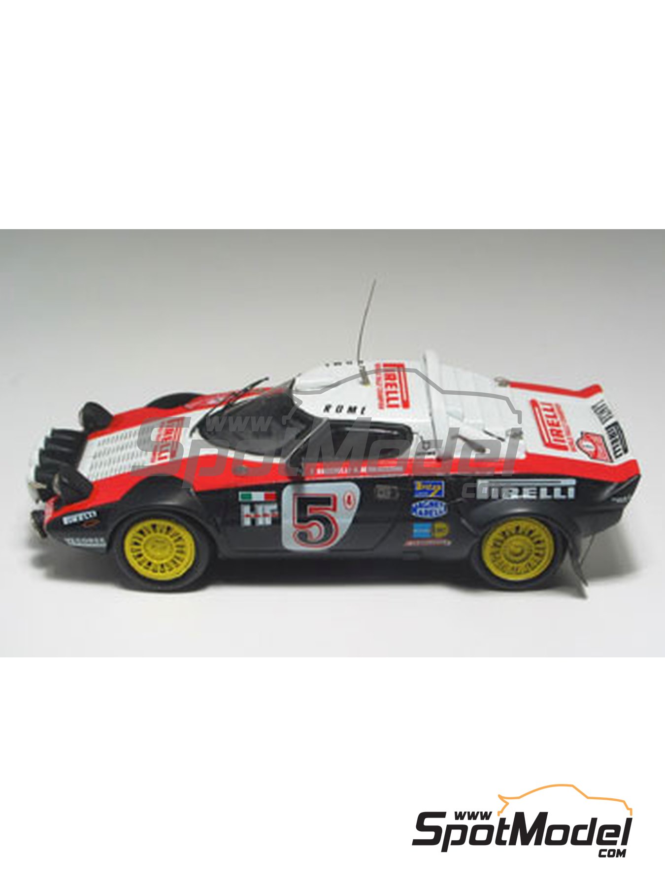Polistil S71 1/25 - Lancia Stratos #5 Pirelli - Rallye Monte-Carlo 1978